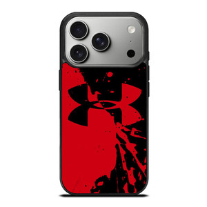 UNDER ARMOUR LOGO RED BLACK iPhone 17 Pro Case
