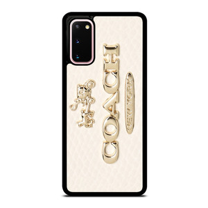 COACH PINK PATTERN MATE Samsung Galaxy S20 Case COACH PINK PATTERN MATE Samsung Galaxy S20 Case