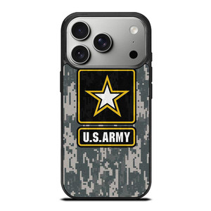US ARMY ARMY LOGO CAMO PIXEL iPhone 17 Pro Case