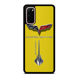 Corvette Stingray C7 Yellow Samsung Galaxy S20 Case Corvette Stingray C7 Yellow Samsung Galaxy S20 Case