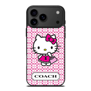 COACH NEW YORK LOGO PATTERN HELLO KITTY iPhone 17 Pro Max Case