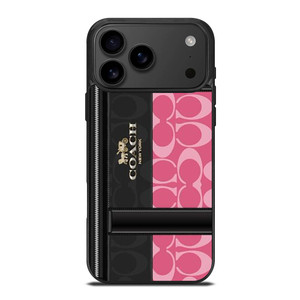 COACH NEW YORK LOGO PINK BAG iPhone 17 Pro Max Case