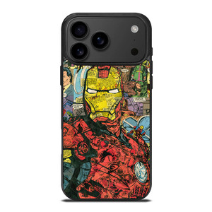 IRON MAN COMIC COLLAGE iPhone 17 Pro Max Case