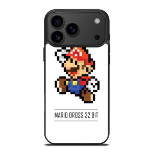 MARIO BROSS PIXEL 32 BIT iPhone 17 Pro Max Case