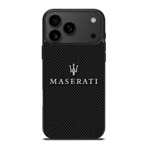 MASERATI LOGO CARBON iPhone 17 Pro Max Case