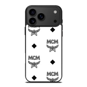 MCM WORLDWIDE LOGO WHITE iPhone 17 Pro Max Case