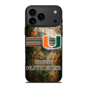 MIAMI HURRICANES LOGO NFL iPhone 17 Pro Max Case