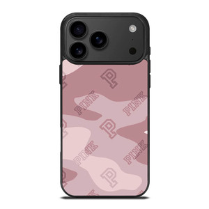 PINK NATION VICTORIA'S SECRET LOGO ICON CAMO iPhone 17 Pro Max Case