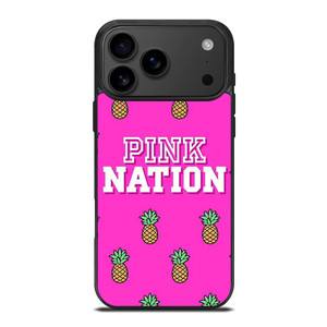 PINK NATION VICTORIA'S SECRET LOGO PINEAPPLE iPhone 17 Pro Max Case