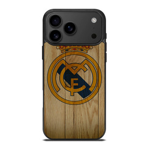 REAL MADRID FC WOODEN iPhone 17 Pro Max Case
