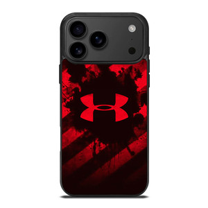 UNDER ARMOUR RED STRIPE LOGO iPhone 17 Pro Max Case
