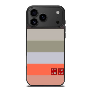 UNIQLO LOGO COLORFUL STRIPES iPhone 17 Pro Max Case