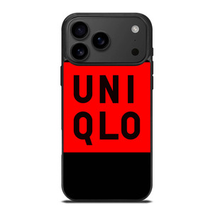 UNIQLO LOGO RED BLACK iPhone 17 Pro Max Case