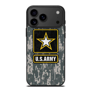 US ARMY ARMY LOGO CAMO PIXEL iPhone 17 Pro Max Case