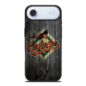 BALTIMORE ORIOLES LOGO BASEBALL TEAM WOODEN ICON iPhone Air Case