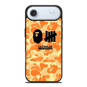 BATHING APE UNDEFEATED ORANGE CAMO iPhone Air Case