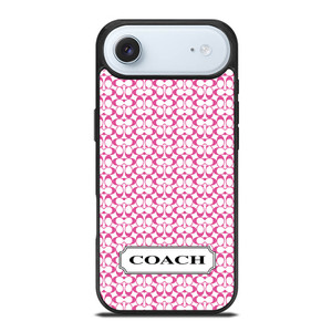 COACH NEW YORK LOGO PATTERN PINK iPhone Air Case