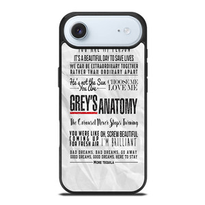 GREY'S ANATOMY QUOTES 2 iPhone Air Case
