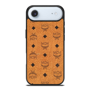 MCM WORLD WIDE BROWN LEATHER iPhone Air Case