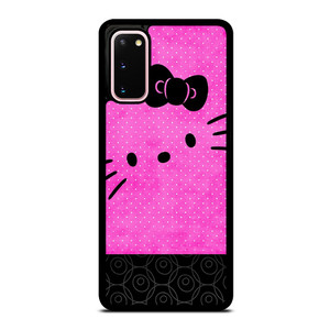 HELLO KITTY PINK BLACK Samsung Galaxy S20 Case
