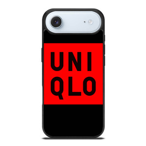 UNIQLO LOGO RED BLACK iPhone Air Case