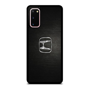 HONDA CHROME LOGO LEATHER Samsung Galaxy S20 Case