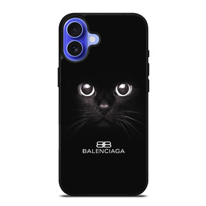 BALENCIAGA PARIS CAT LOGO iPhone 16 Case