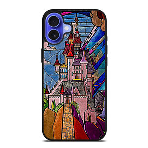 BEAUTY AND THE BEAST CASTLE DISNEY iPhone 16 Case