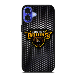 BOSTON BRUINS METAL MASCOT iPhone 16 Case