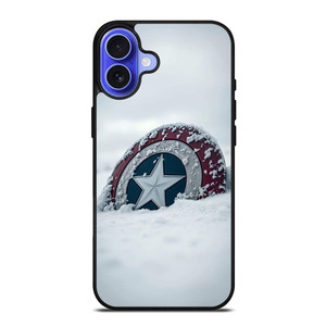 CAPTAIN AMERICA SHIELD SNOW iPhone 16 Case