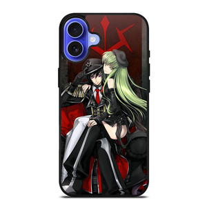 CODE GEASS LELOUCH CAMPEROUGE AND C.C ANIME MANGA iPhone 16 Case