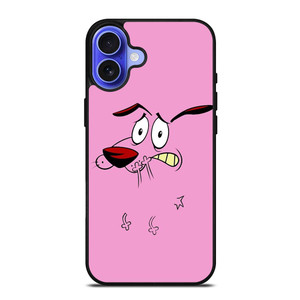 COURAGE THE COWARDLY DOG FACE iPhone 16 Case