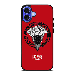 CROOK AND CASTLES BANDANA RED iPhone 16 Case