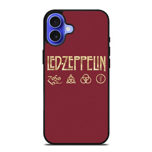 LED ZEPPELIN BAND LOGO iPhone 16 Case
