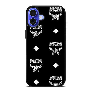 MCM WORLDWIDE LOGO BLACK iPhone 16 Case