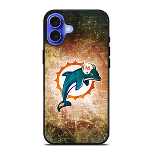 MIAMI DOLPHINS LOGO iPhone 16 Case