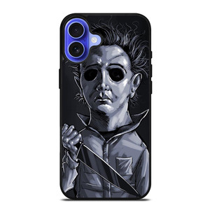 MICHAEL MYERS HALLOWEEN ART iPhone 16 Case