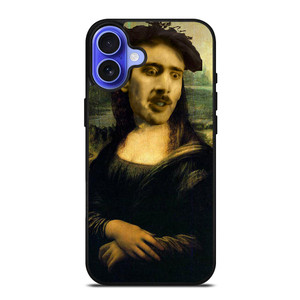 NICOLAS CAGE MONALISA 1 iPhone 16 Case