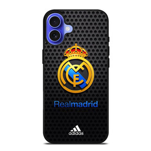 REAL MADRID FC METAL LOGO iPhone 16 Case