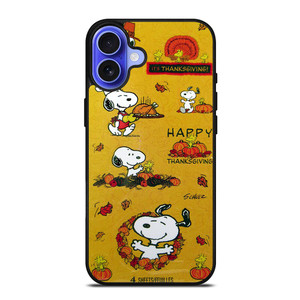 SNOOPY THE PEANUTS THANKSGIVING iPhone 16 Case