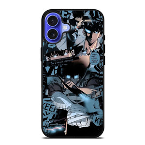 SOLO LEVELING SUNG JIN WOO COLLAGE iPhone 16 Case