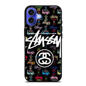 STUSSY FASHION LOGO ICON iPhone 16 Case