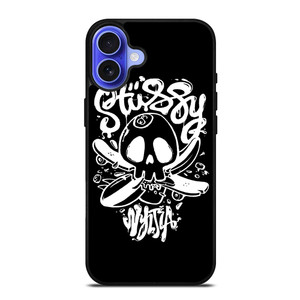 STUSSY SKULL LOGO iPhone 16 Case