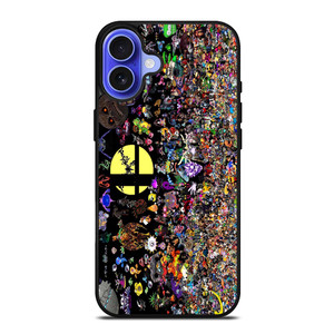 SUPER SMASH BROS ALL CHARACTER iPhone 16 Case