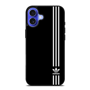 SUPERB ADIDAS LOGO BLACK iPhone 16 Case