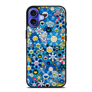 TAKASHI MURAKAMI FLOWERS BLUE iPhone 16 Case