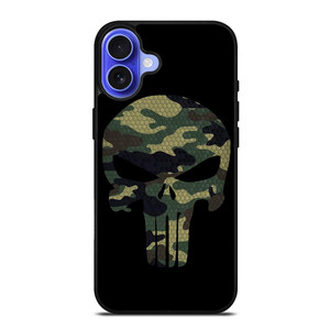 THE PUNISHER LOGO CAMO iPhone 16 Case