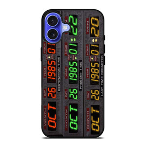 TIME CIRCUITS BACK TO THE FUTURE iPhone 16 Case