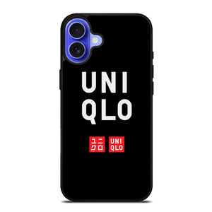 UNIQLO LOGO BLACK 2 iPhone 16 Case