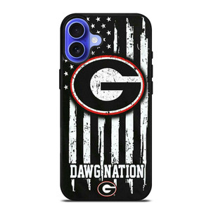 UNIVERSITY GEORGIA BULLDOGS FLAG iPhone 16 Case